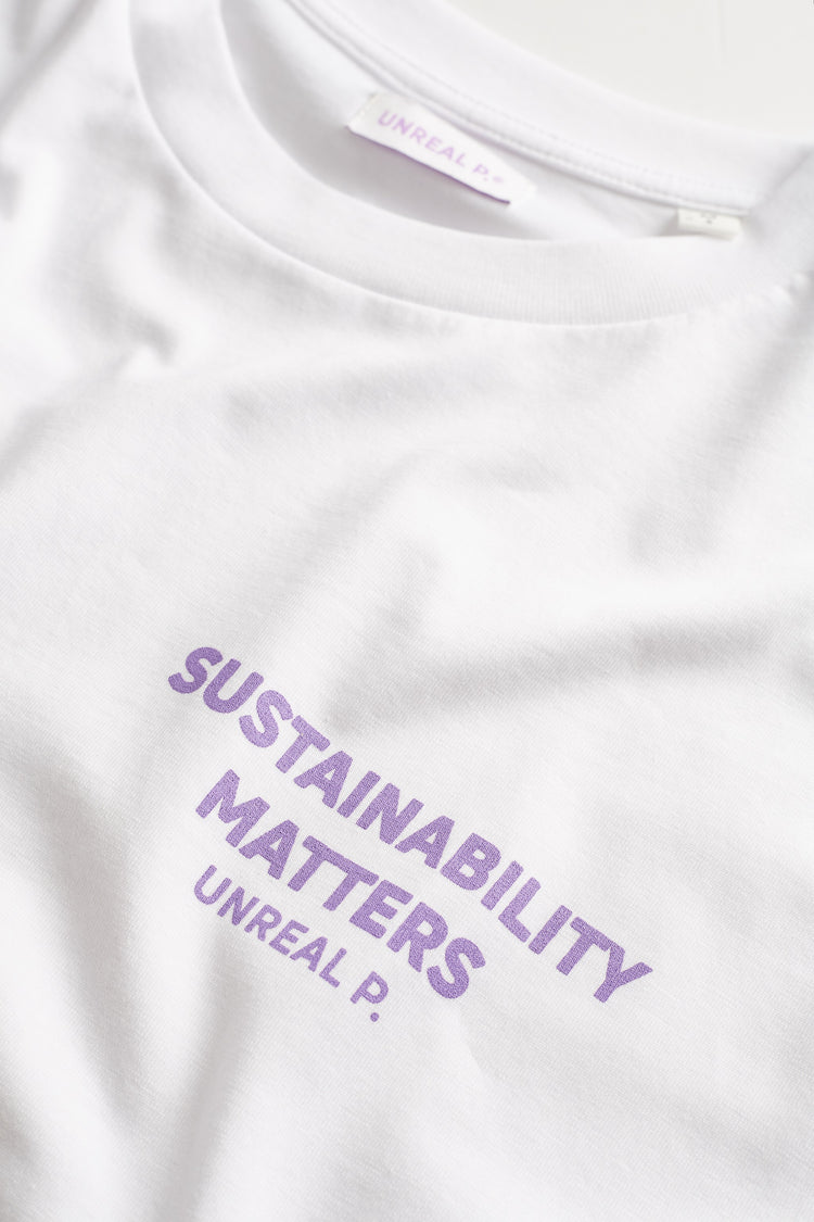 Sustainability Matters Boxy T-Shirt White