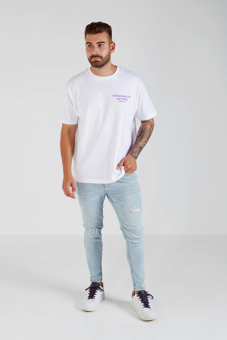 Sustainability Matters Boxy T-Shirt White