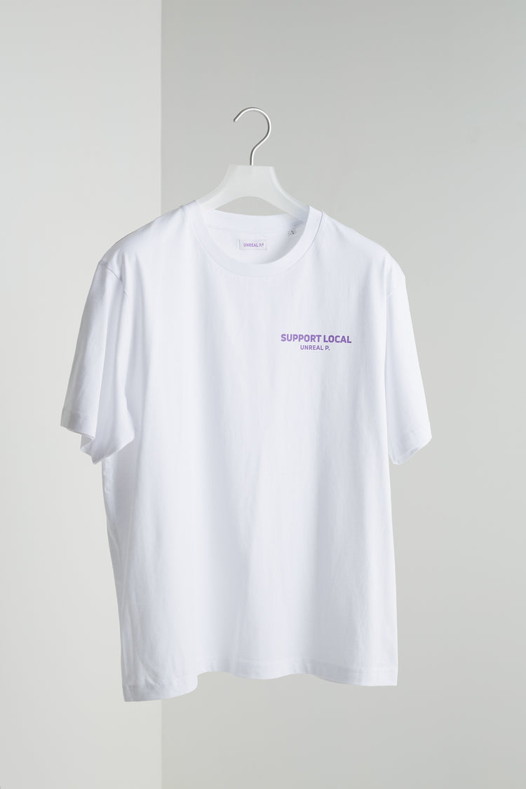 Support Local Boxy T-Shirt White