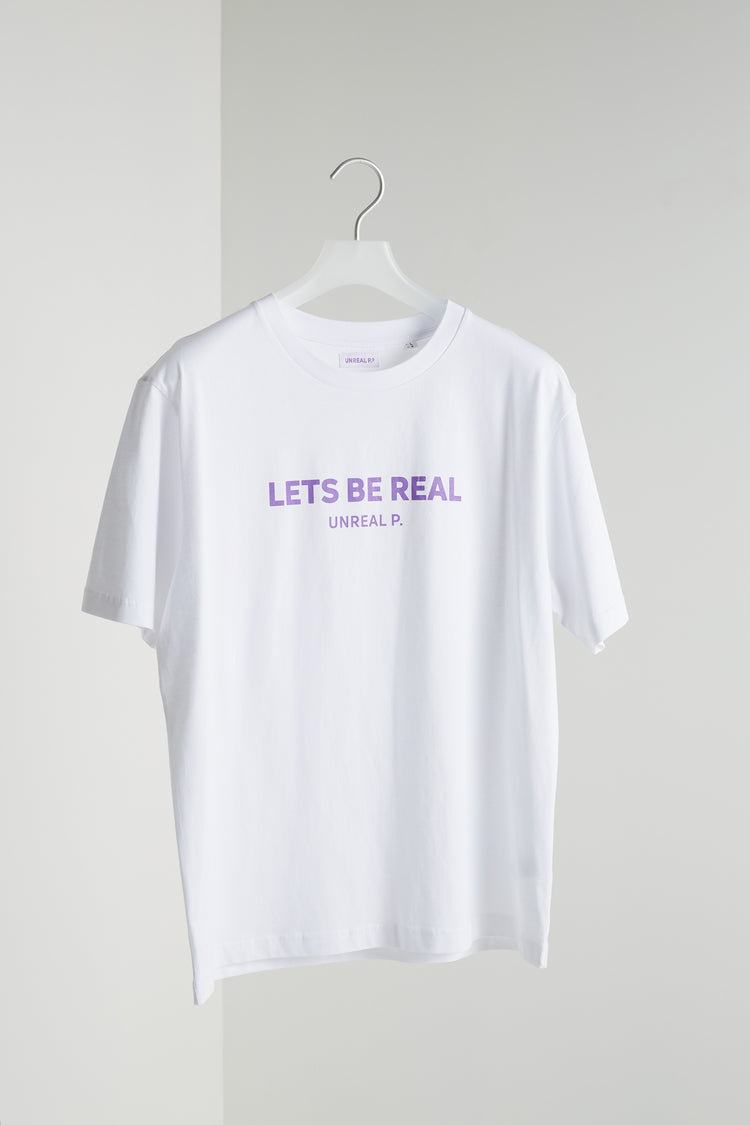 Let's Be Real Boxy T-Shirt White