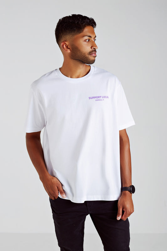 Support Local Boxy T-Shirt White